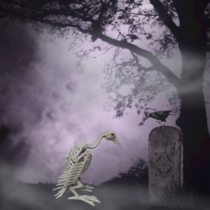 Juguetes de Plástico de Alta Calidad al por Mayor, Modelo de <span class=keywords><strong>Esqueleto</strong></span> de Águila Calva, Manualidades de Plástico para Halloween - Product Image 6