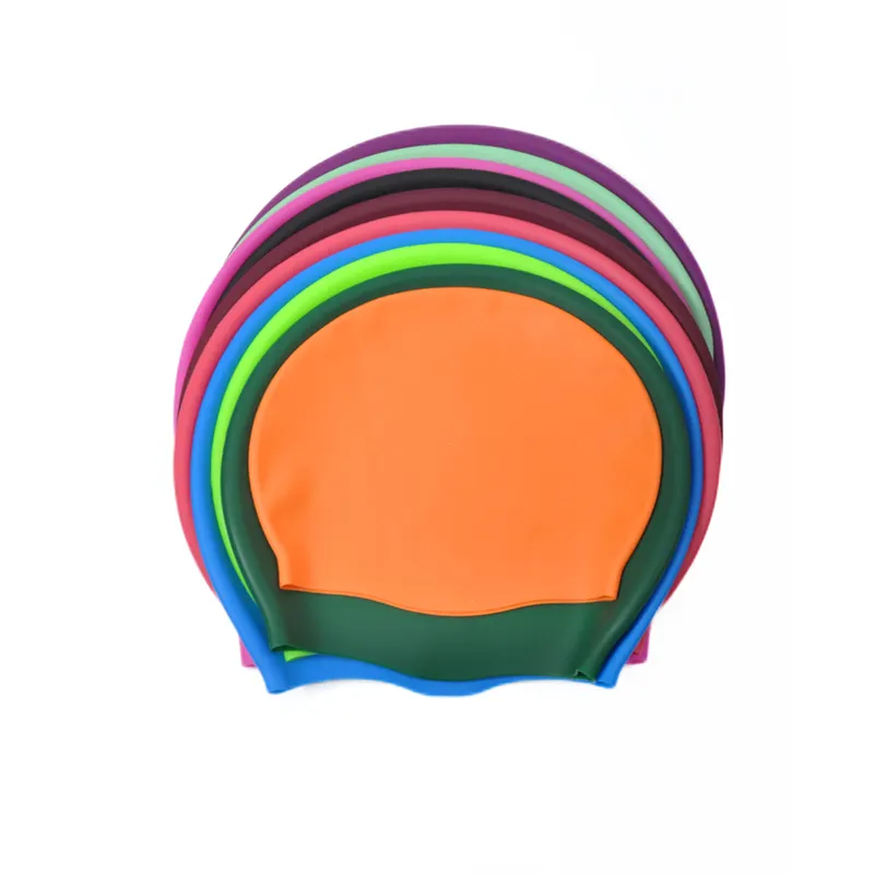 Bonnet de bain en silicone XL avec logo personnalisé pour cheveux longs ou bonnet de bain Dreadlock pour femmes hommes filles