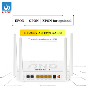 HSGQ-X421DW xpon ONT băng tần kép GPON 4 cổng ONT F673 4ge + 2 Chậu + USB + Wifi FTTH Modem onu - Product Image 4