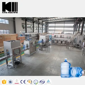 Automatic Big Barrel 10L 19L 20L Dispenser Bottled 5 Gallon Drinking Water Plant Line Rinsing Filling Capping Machine