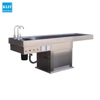 Table de dissection meubles en acier inoxydable système d'enseignement de l'anatomie utilisation hospitalière lit cadavre morgue table d'autopsie