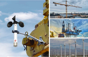 मूल स्कार्लेट WR-3 प्लस वायरलेस एनीमोमीटर पवन गति और दिशा अलार्म सेंसर टॉवर क्रेन मोबाइल क्रेन के लिए - Product Image 6