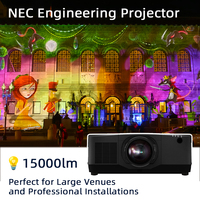 Projection de mur de bâtiment extérieur haute luminosité Projecteur laser 15000 lumens DLP Cartographie 3D