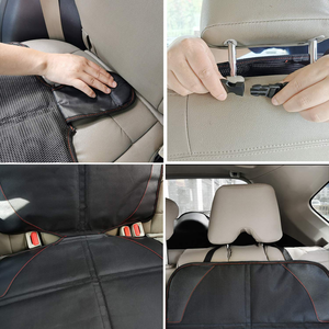 Protector de Asiento Individual para Coche con Base Antideslizante y Bolsillos de Malla - Product Image 4