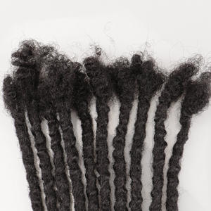 Offre Spéciale Afro Crépus <span class=keywords><strong>Naturel</strong></span> <span class=keywords><strong>Cheveux</strong></span> <span class=keywords><strong>Rasta</strong></span> Humains 10 Pouces 0.4-1.0 cm <span class=keywords><strong>Naturel</strong></span> Noir Humain Dread Texturé Locs - Product Image 4