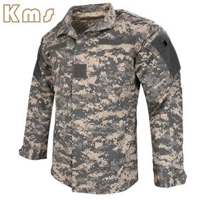 KMS 립 스톱 그레이 디지털 위장 남성 전술복 전술복 의류 야외 캐주얼 트레이닝 의류 ACU 유니폼 - Product Image 4