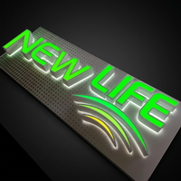 Enseigne Lumineuse LED Croix Verte Pharmacie en Acrylique – Lettres LED pour Pharmacie et Droguerie