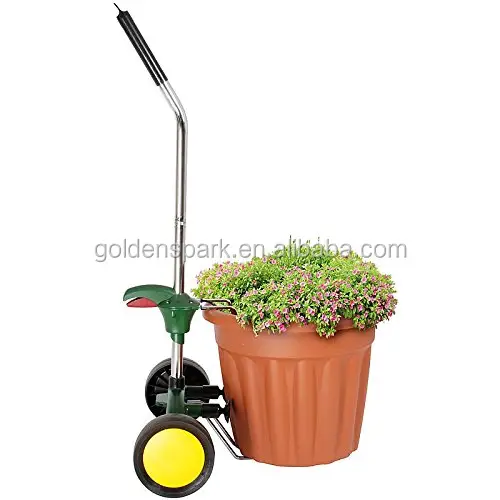 Wheeled Garden Plant Pot Trolley