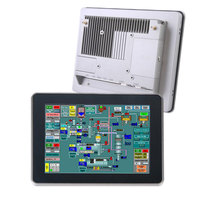 PC Industrial de Panel con Diseño de Refrigeración sin Ventilador, Amplio Rango de Voltaje Operativo, Antipolvo y Antichoque para Monitoreo en Obras de Construcción