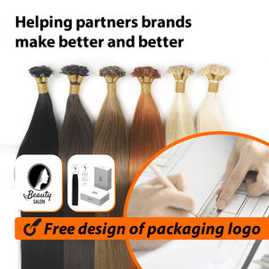 All'ingrosso 24 pollici punta piatta estensioni dei <span class=keywords><strong>capelli</strong></span> della cheratina <span class=keywords><strong>ricci</strong></span> 100% con punta piatta vergine Remy extension per <span class=keywords><strong>capelli</strong></span> umani premio alla cheratina - Product Image 5