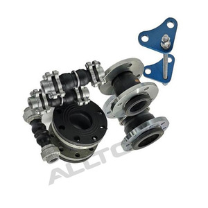 DN150 DN200 DN250 6 "8" <span class=keywords><strong>10</strong></span> "12" резиновый расширительный соединитель, металлический сильфонный гибкий шланг с фланцем, сварные индивидуальные размеры - Product Image 1