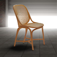 Chaises en rotin chics et durables de qualité supérieure confortables pour le salon, la salle à manger et la salle de sport pour les centres d'accueil et les cafés en plein air