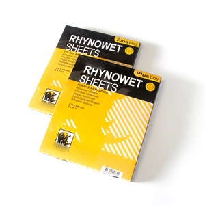 INDASA P60-P2000 Hoja de papel de <span class=keywords><strong>lija</strong></span> de carburo de silicio húmedo/seco, papel abrasivo impermeable para pulido de pintura de automóviles y metal - Product Image 3