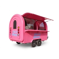 Nouvelle remorque de type conteneur pour la vente de café, hamburgers, frites, glaces, barbecue, bus de restauration mobile, conforme aux normes CE et DOT