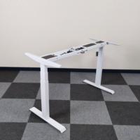 Base de table en métal réglable en hauteur électrique double moteur bureau debout cadre 3 étapes bureau intelligent utilisation ergonomique bureau à domicile