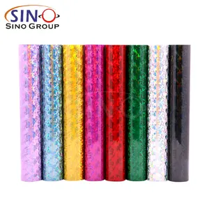 0.61*50M Durability Holographic Colorful Laser Chrome Rainbow Vinyl DIY Craft Cut Self Adhesive Film Cutting PVC Vinyl Rolls