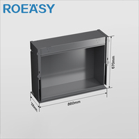 ROEASY Système de mécanisme de levage d'armoires de cuisine modulaires Organisateur de stockage Armoire de levage intelligente verticale