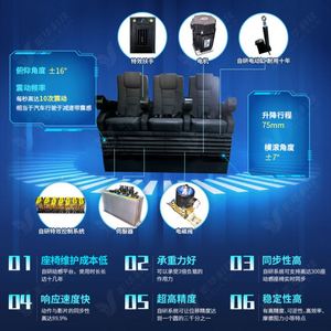 Proyecto de Cine Dinámico 5D, Juego Interactivo con Sensor de Movimiento 9dvr, Asiento Interactivo, Equipo para Sala de Realidad Virtual, Experiencia VR Inmersiva - Product Image 2