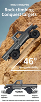 MN82 Kids Electric Offroad Cars 1/12 4WD RC Diecast Toys Truck 4X4 2.4G RTR Radio Control Crawler avec lumières LED