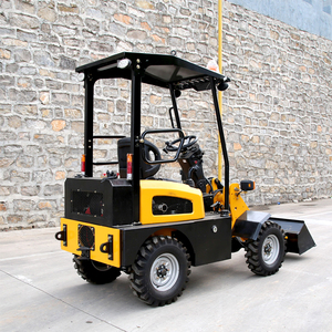 Demand for Best-selling Machinery Factory-sold Mini Skid Steer with Bucket Attachments <b>Wheel</b> and Backhoe Moving Types for <b>Small</b> - Product Image 3