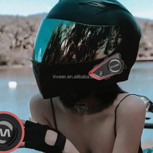 Inveer 1000m Duplex <span class=keywords><strong>intercom</strong></span> Tai nghe bluetooth cho mũ bảo hiểm phụ kiện xe máy <span class=keywords><strong>intercom</strong></span> Tai nghe X5 phụ kiện xe máy - Product Image 4