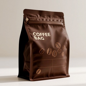 Bolsas de Papel de Aluminio con Logotipo Impreso Personalizado, Bolsas de Mylar Negras Mate de Alta Calidad para Empaque de Café, Bolsas para Semillas con Base, OEM - Product Image 6