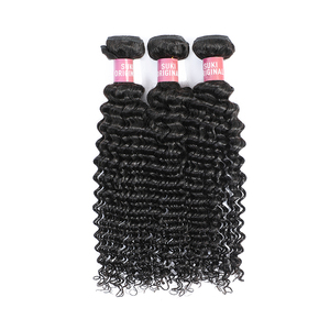 Cutícula alineada humano <span class=keywords><strong>de</strong></span> la Virgen <span class=keywords><strong>de</strong></span> la <span class=keywords><strong>onda</strong></span> profunda del pelo <span class=keywords><strong>de</strong></span> la calidad superior <span class=keywords><strong>de</strong></span> la armadura del pelo a granel - Product Image 2