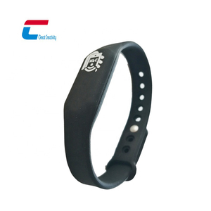 Silicone 13.56MHz <span class=keywords><strong>HF</strong></span> <span class=keywords><strong>NFC</strong></span> RFID dây đeo cổ tay thông minh <span class=keywords><strong>Tag</strong></span> cho truy cập - Product Image 1