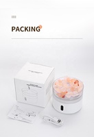 Diffuseur d'huile aromathérapie ultrasonique, ml, 3 en 1, petit humidificateur à LED, Usb, d'arôme de sel himayen
