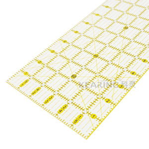 Kearing-Regla de Acolchado de Retazos Rectos, Acrílico, 24 "x 6", Escala Imperial, <span class=keywords><strong>para</strong></span> Artesanía, KPR2406 - Product Image 2