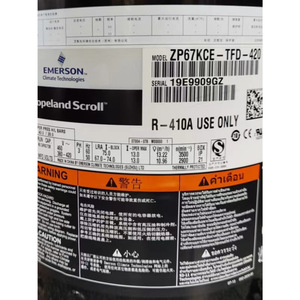 คอมเพรสเซอร์โคปแลนด์สโครล รุ่น ZP67KCE-TFD-420 ใช้กับสารทำความเย็น R-410A สำหรับเครื่องปรับอากาศและเครื่องทำความเย็นเท่านั้น - Product Image 2