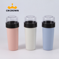 Color personalizado de grado alimenticio multifunción PP termo contenedor de alimentos OEM y ODM nevera microondas botella de sopa taza de agua