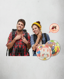 Patch anti-moustiques à libération lente aux perles aromatiques, non toxique, imperméable, pour le camping, la marche et l'usage quotidien - Product Image 1