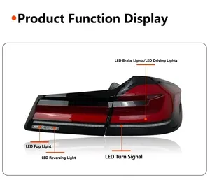 Feux arrière StarNav pour BMW Série 5 G30 2018-2020 avec LED DRL Plug and Play, clignotants, accessoires de carrosserie - Product Image 6