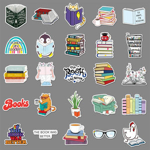 50 Produits en papier créatifs à thème <span class=keywords><strong>dessin</strong></span> <span class=keywords><strong>animé</strong></span>, durables et imperméables, cadeaux promotionnels pour trottinette, bagages, ordinateur portable, voiture, moto - Product Image 5