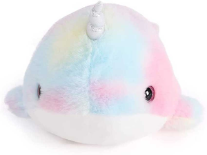 J036 11 pouces couleur arc-en-ciel mignon narval doux peluche baleine licorne jouet personnalisé cadeau pour enfants narval peluche jouet - Product Image 2