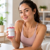 Gummies au glutathion multi-saveurs 1000mg Fraise Pomme Ananas Myrtille - Complément éclaircissant entièrement naturel pour femmes