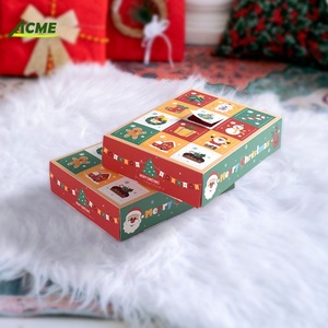 Bán Buôn 12-Ngày Giáng Sinh Đếm Ngược Lịch Hộp Bí Ẩn Bất Ngờ Món Quà Bao Bì Carton Hộp Giấy - Product Image 5