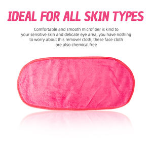 Outils de Maquillage Rose Réutilisable Nettoyage Facial Démaquillant Super Doux en Microfibre Promotion Chiffon Démquillant Serviette Nettoyante - Product Image 3