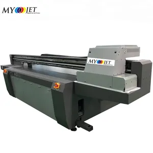 MYJET Digital Inkjet Uv2513 Impressoras Multifuncionais Mesa Formato Grande 3d Uv Led 2512 Máquina De Impressão