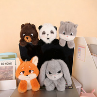 Uyeah Jouet personnalisé 15cm, adorable peluche, logo brodé, OEM, porte-clés en peluche, ours en peluche doux, porte-clés en peluche, poupée