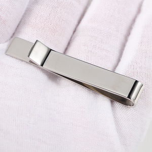<span class=keywords><strong>Cravate</strong></span> de collier pour hommes, en acier inoxydable, poli, blanc et personnalisé - Product Image 5