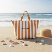 Sac fourre-tout BSCI Weekend Totes Hold Everything de Creativity Design, sac en toile de coton surdimensionné pour la plage, les courses et les pique-niques