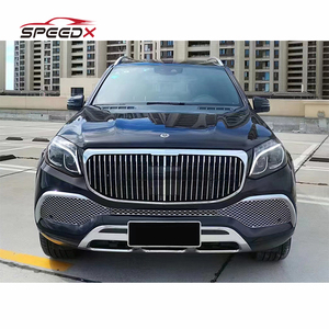 Para <span class=keywords><strong>Mercedes</strong></span> <span class=keywords><strong>Benz</strong></span> <span class=keywords><strong>GLS</strong></span> 450 350 400 <span class=keywords><strong>500</strong></span> actualización Maybach Body Kit parachoques delantero parachoques trasero - Product Image 2