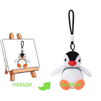 Jouet en peluche personnalisé avec aimant, jouets en peluche personnalisés, jouet brodé en nylon OEM pour enfants