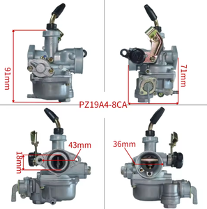 Carburatore PZ19 CD110 di Alta Qualità per <span class=keywords><strong>Moto</strong></span> 125cc e Valvola a Farfalla per Motociclette - Product Image 5