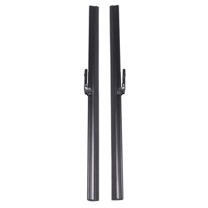 Balais d'essuie-glace plats PRC1330F 575437 pour modèles Land Rover, paire en caoutchouc synthétique noir - Product Image 4