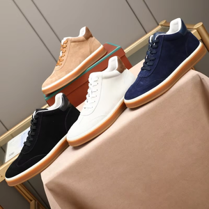 2026 Top Quality Luxury Designer <b>Sneakers</b> Style Men's and Women's Retro Casual Flat Lace-up <b>Leather</b> Winter Spring Casual Shoes - Product Image 4