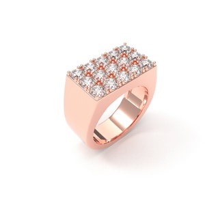 Custom Jewelry Lab-grown Diamond Vvs2 Igi Certified Wedding Engagement <b>Ring</b> 18k Gold Bridal <b>Ring</b> <b>for</b> <b>Man</b> - Product Image 2