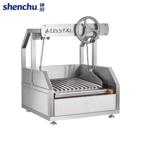 Nouveau Barbecue Argentin Commercial en Acier Inoxydable avec Contrôle de Hauteur par Volant, Haute Sécurité et Facilité d'Utilisation